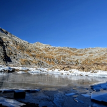 Al Lago della Vacca in inverno