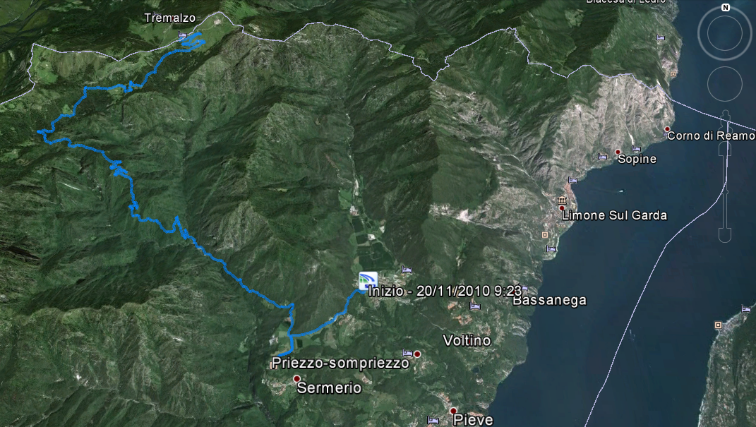 Il Passo Tremalzo da Vesio di Tremosine Tremalzo