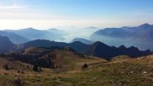 Il n°315 e 316 dalla Valle di Inzino verso il Monte Guglielmo